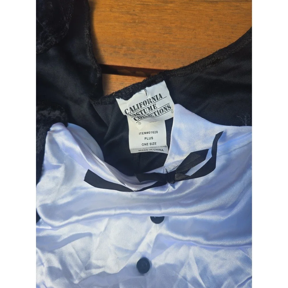 California Costumes Fiona French Maid Dress Black Velvet Halloween Cosplay 1 Siz